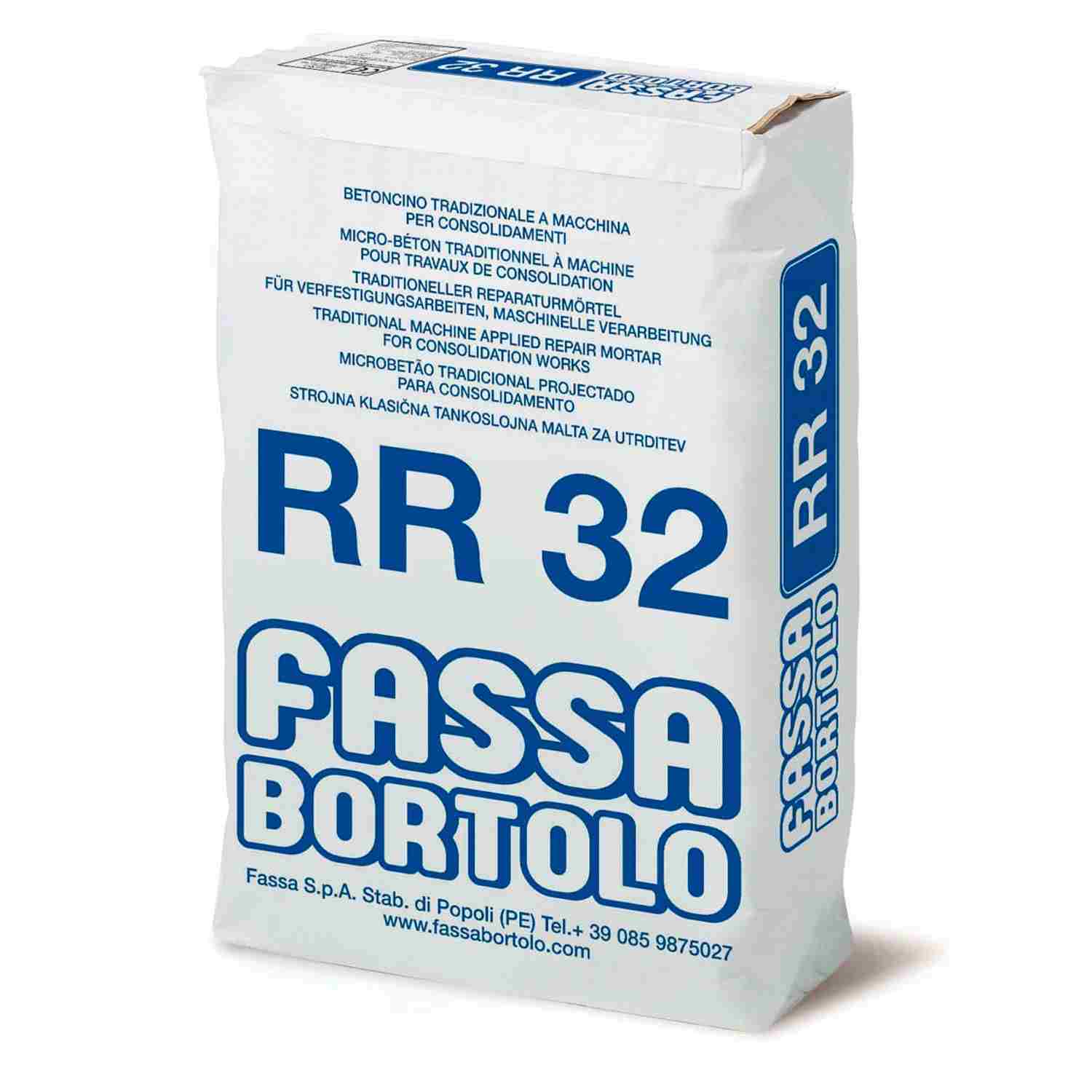 Microbetão Projetar 30Mpa Reforço Estrutural Consolidação Fassa RR32