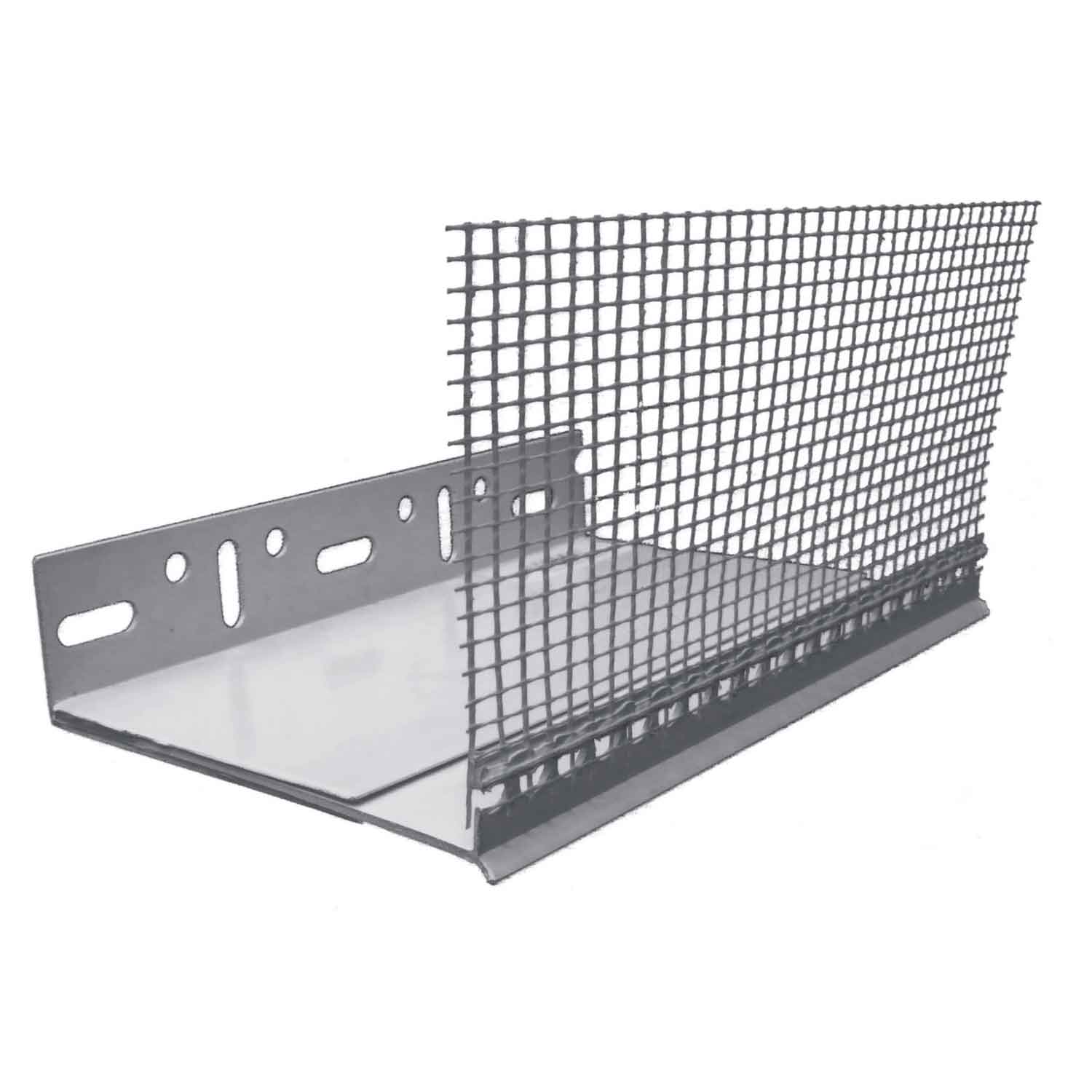 Perfil Arranque Extensível com Goteira para Sistema Etics Capoto 60/90MM Fassa