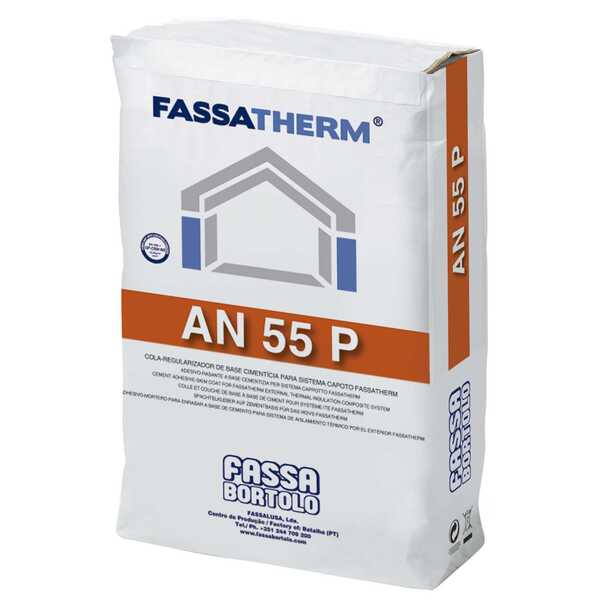 Argamassa Colagem Barramento Fassa Fassatherm Sistema Etics Capoto AN 55 P