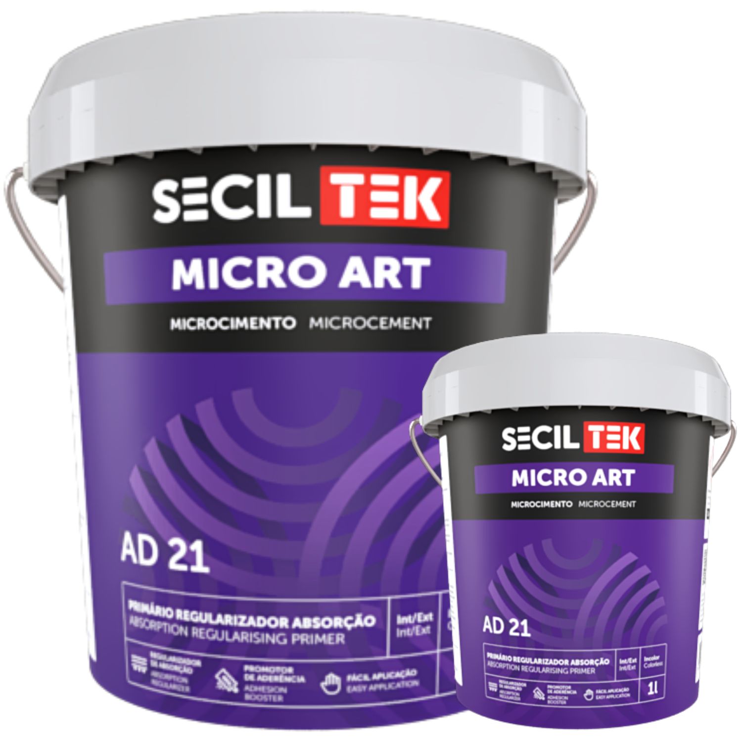 Primário Regulador Superfície Promotor Aderência OSB Microcimento SecilTek Micro Art AD 21 1/5L