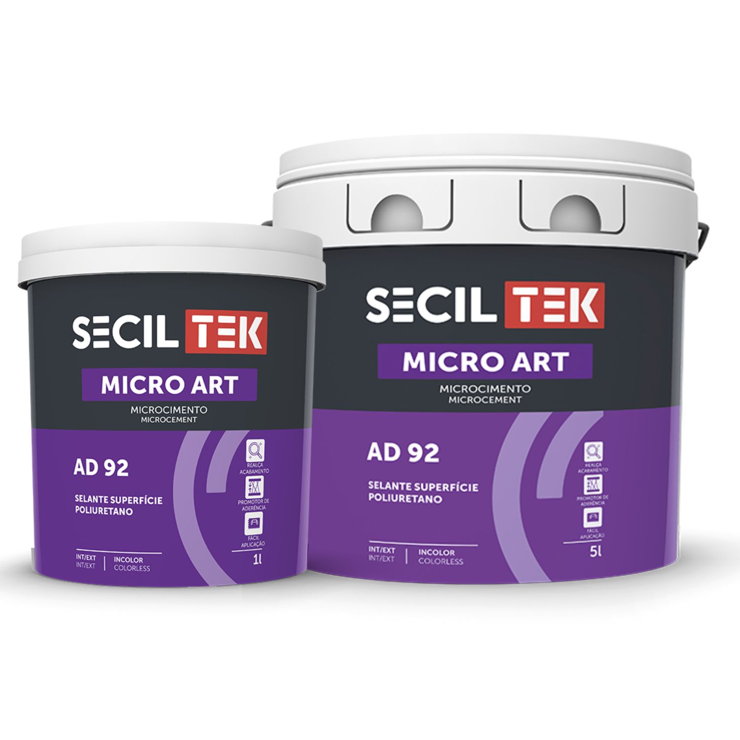 Selante Superfície Poliuretano Microcimento SecilTek Micro Art AD 92 1L/5L