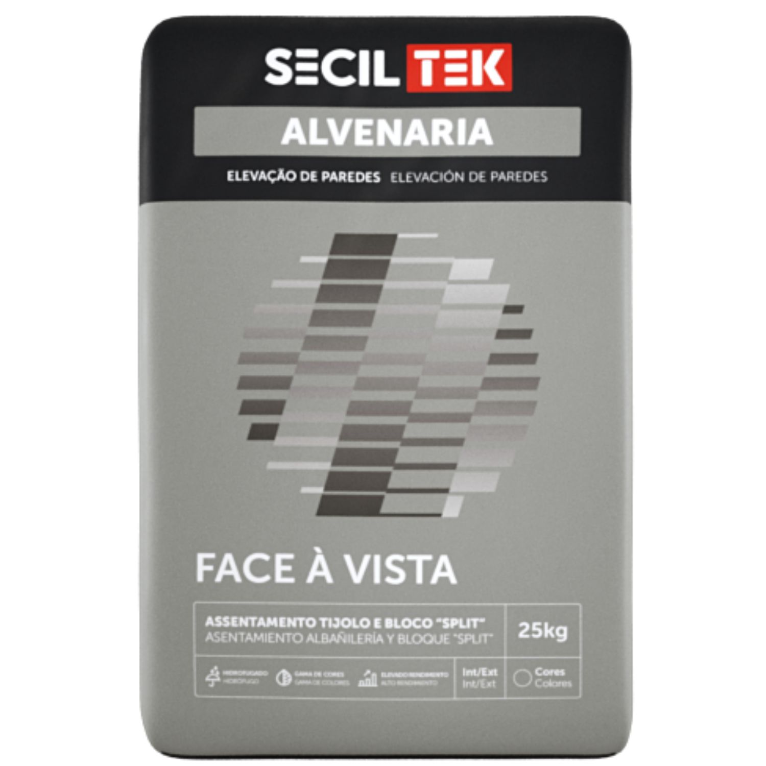 Argamassa de Alvenaria Hidrofugada SecilTek Alvenaria Face à Vista