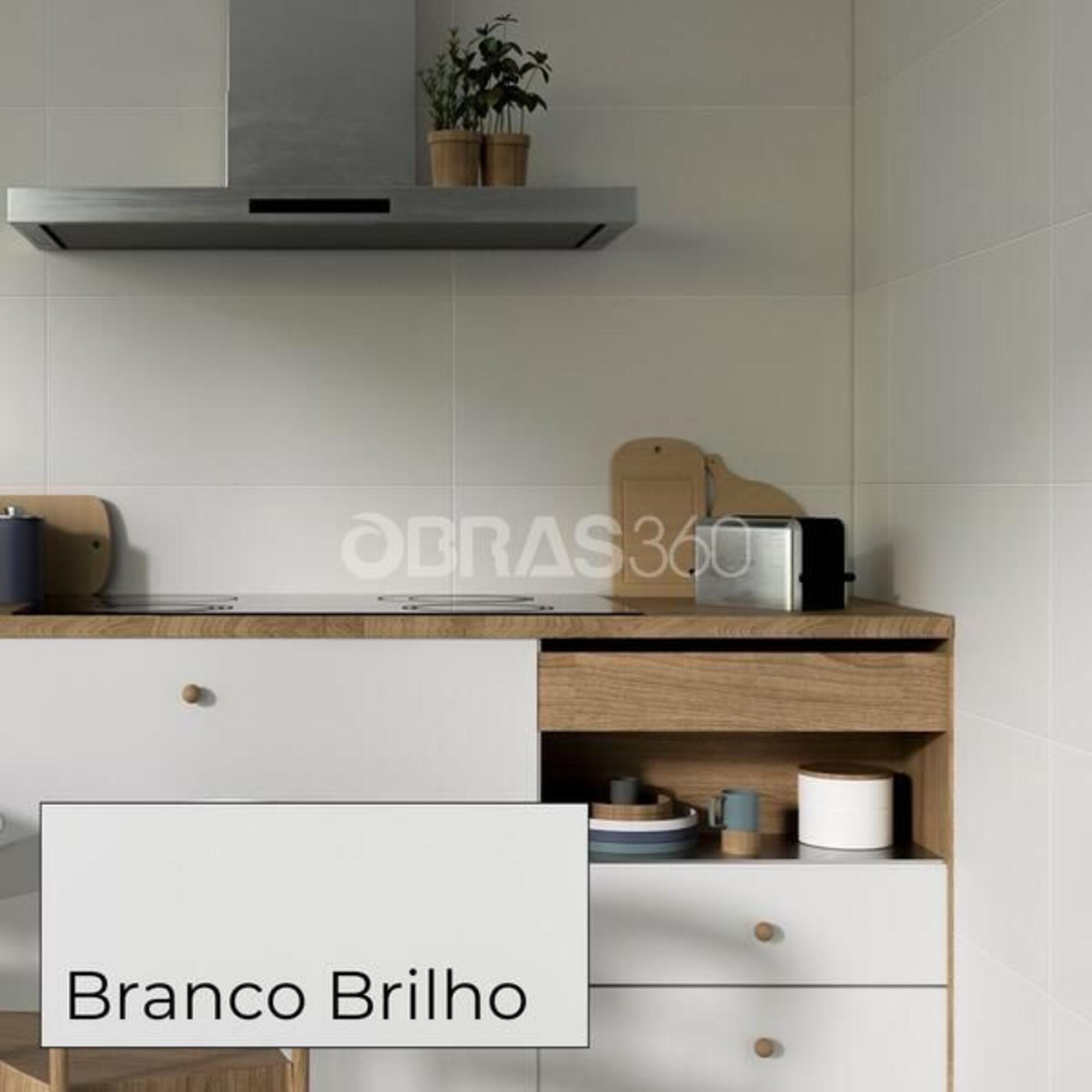 Azulejo Cerâmico Branco Brilho 7MM 30x60cm Reabilitação Cozinhas WC Parede Revestimento 1ªEscolha