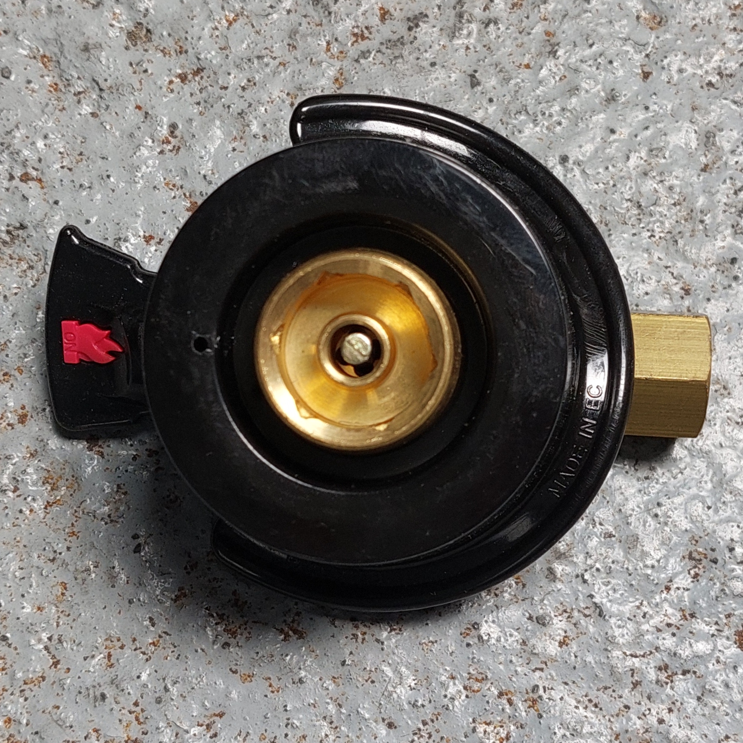 Válvula de Adaptação para Gás Propano Ø25,4 Bilhas Rubis