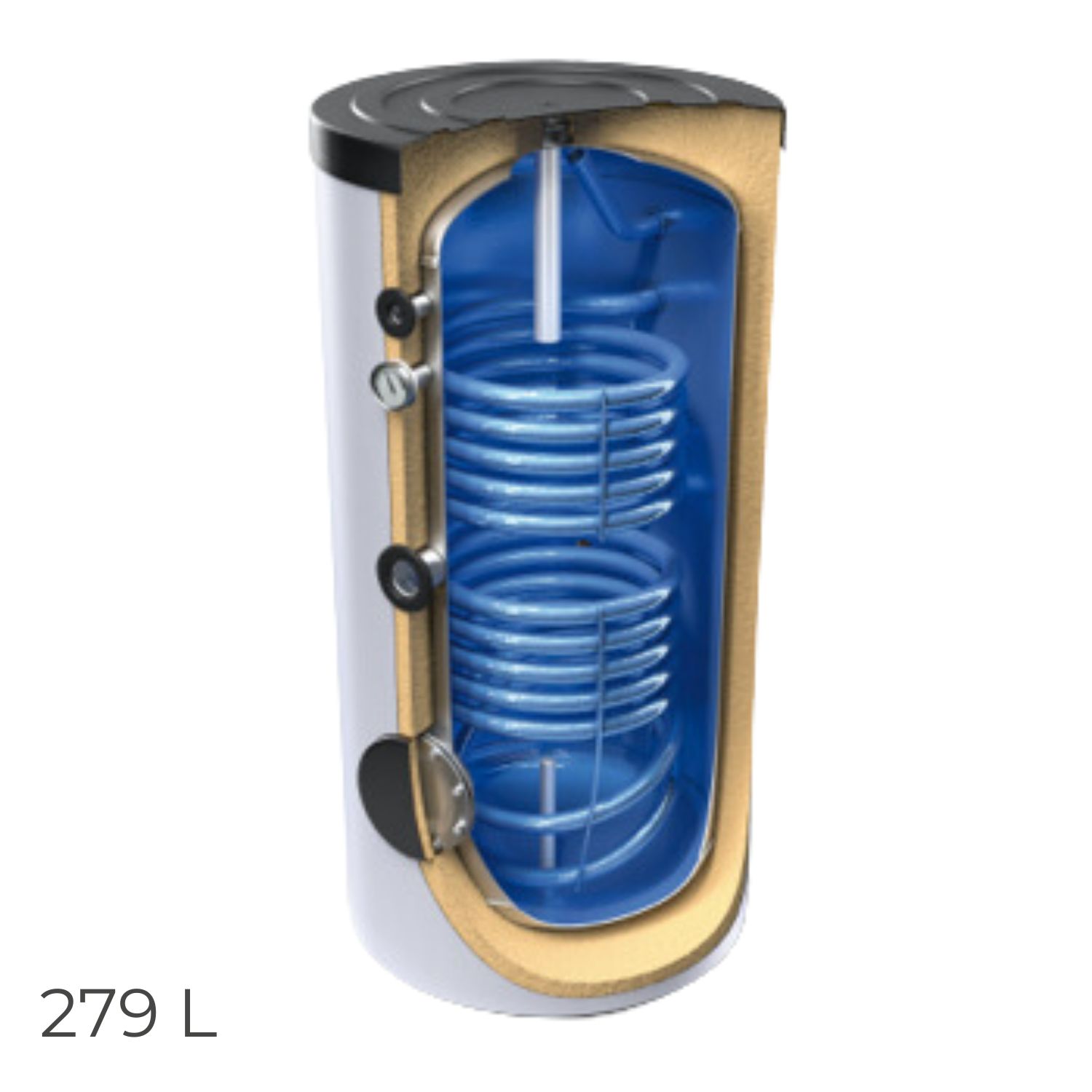 Depósito AQS de 2 Serpentinas Tesy EV 10/7 S2 300 65 - 301391