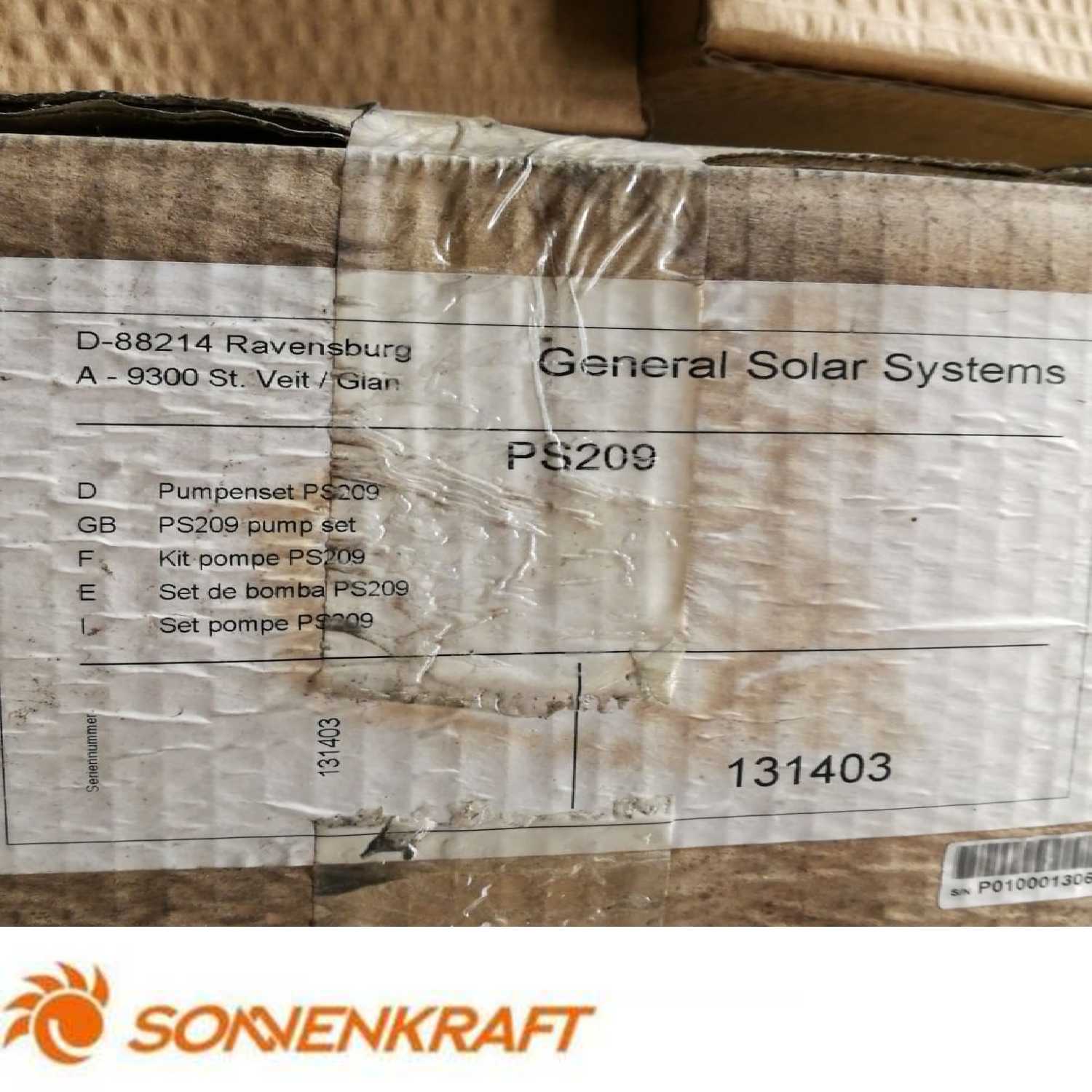 Kit de Bomba PS209 ST 20/9 Sonnenkraft 131403