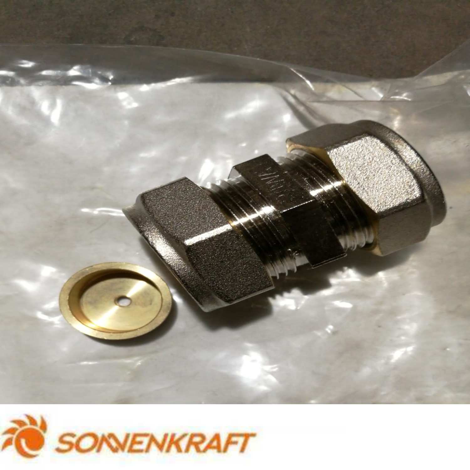 Conector Hid. Comp. com Fecho Cu22 Sonnenkraft KRV-22-SSR 110196