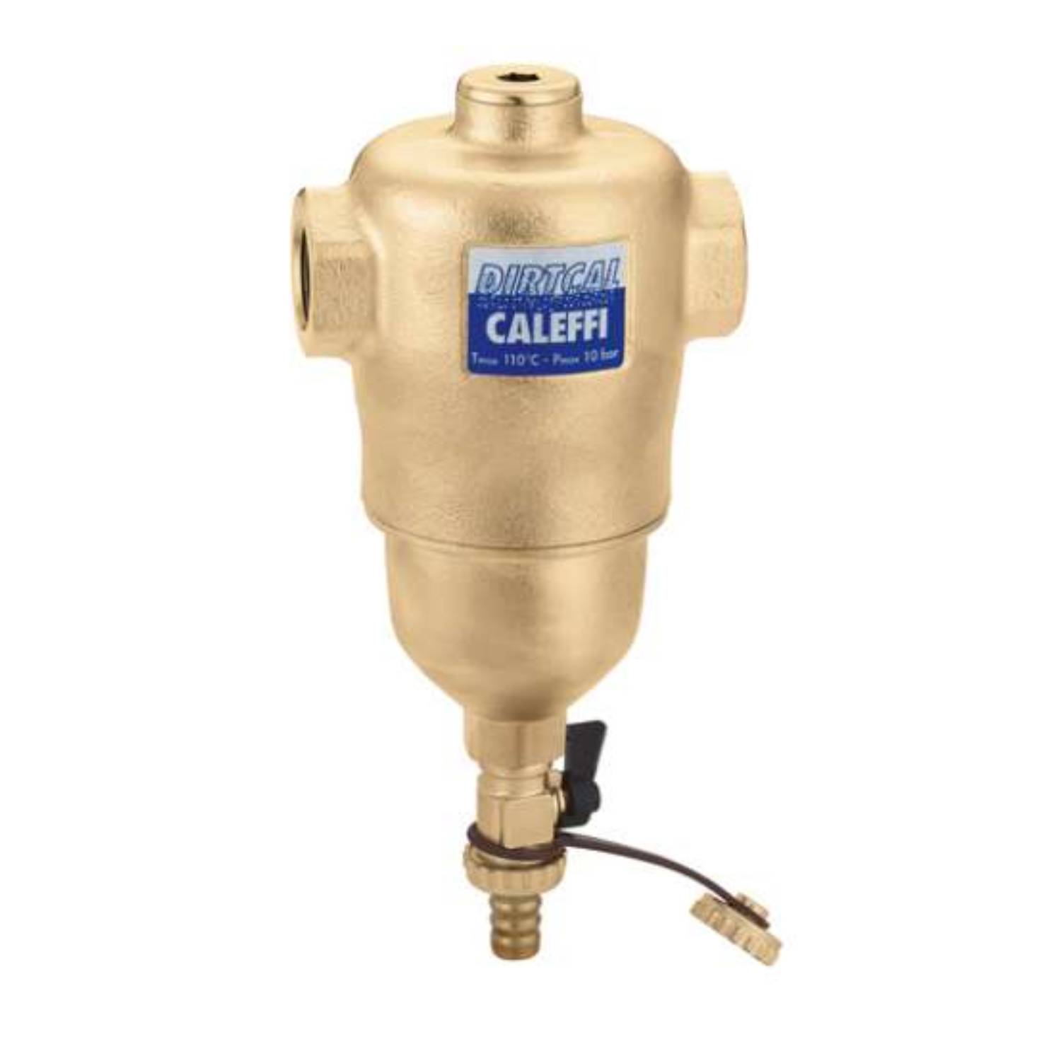 Separador de Sujidade Caleffi DIRTCAL 5462 para Tubagens Horizontais