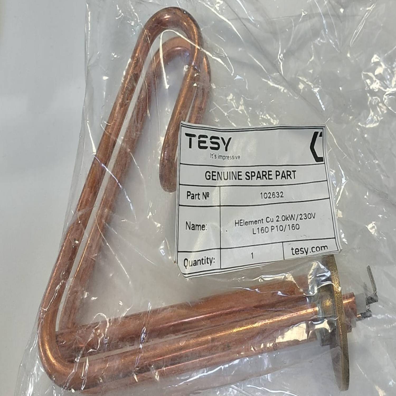Resistência 2kW Compact Line Tesy - 102632