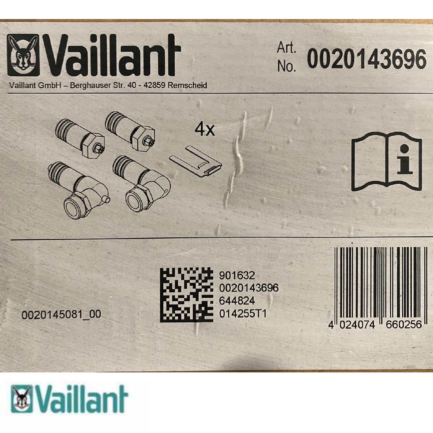 Kit Básico Ligações Vaillant VFK 0020143696