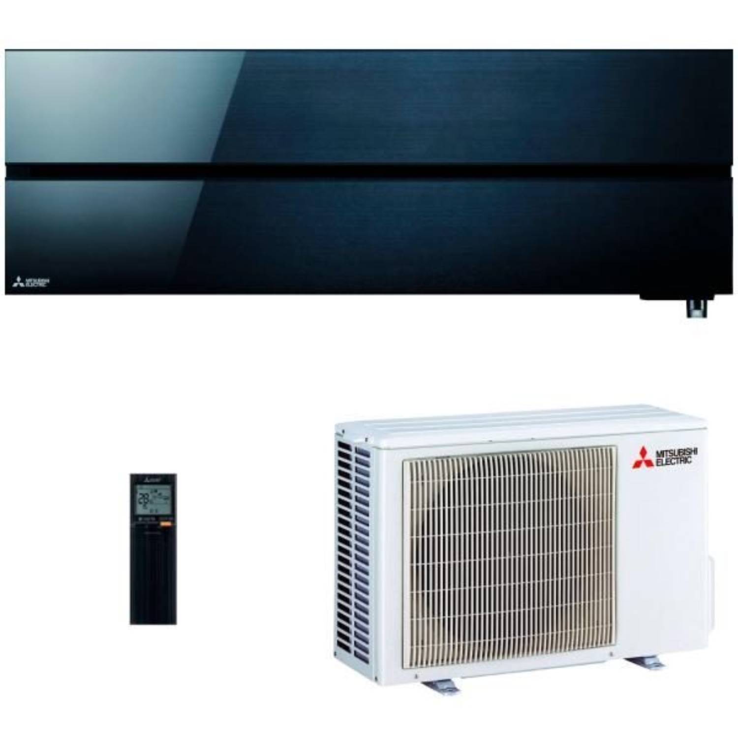 Ar Condicionado Mono Split Mitsubishi Kirigamine Style - 21.000 BTU Preto Onyx MSZ-LN60VGB - Inclui sistema WI-FI MelCloud