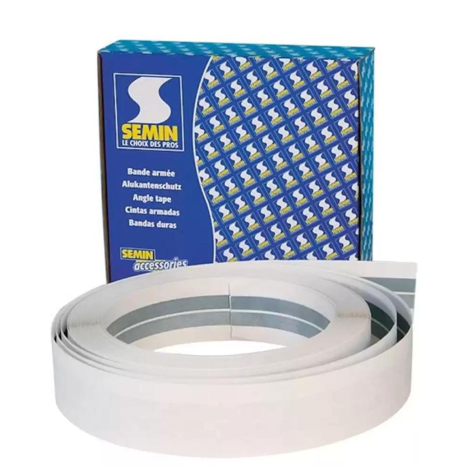 Banda Armada para Reforço Cantos e Esquinas Placa Gesso Semin 50MM Rolo 30M