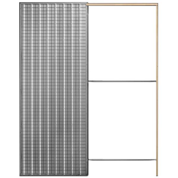 Cassete Porta Correr SIMPLES PAREDE REBOCO, Espessura 90MM Montagem Semi-Automática - Kriket - 9901703000087