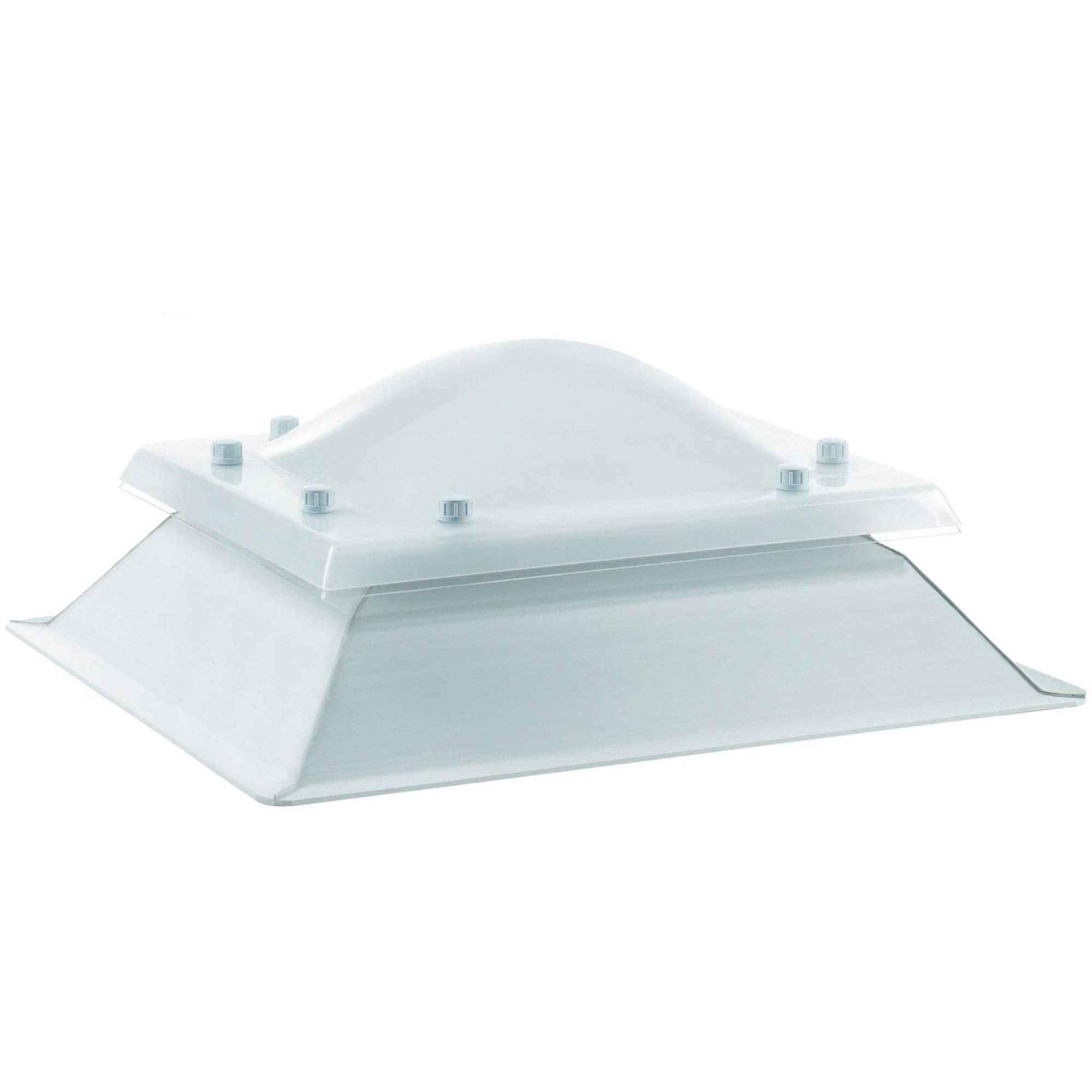 Claraboia Rectangular Fixa Cúpula Acrílico Dupla Luz Natural Cobertura Garantia 5A Protecção UV