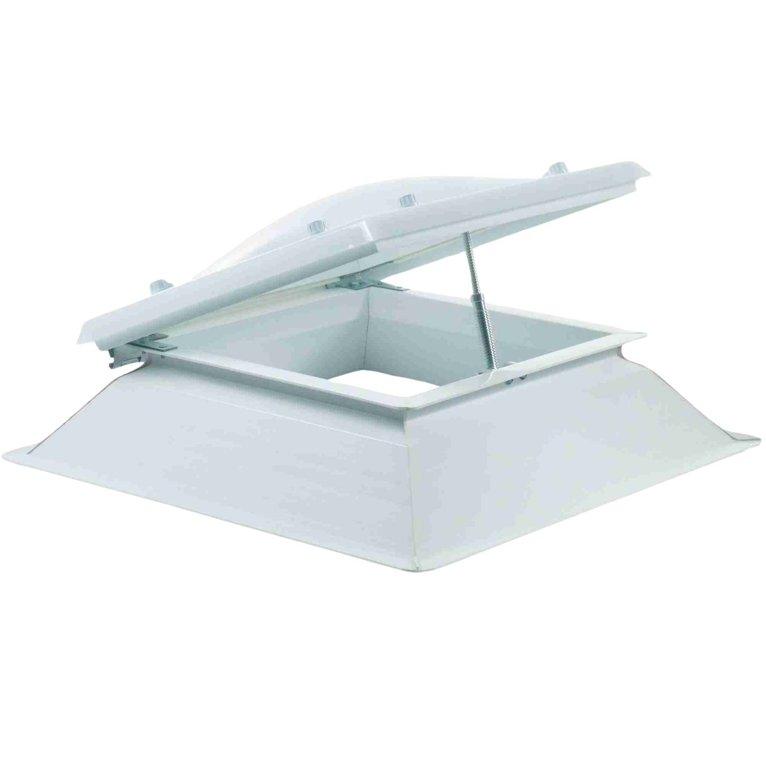 Claraboia Quadrada Abertura Parafuso Acesso Exterior Cúpula Acrílico Dupla Cobertura