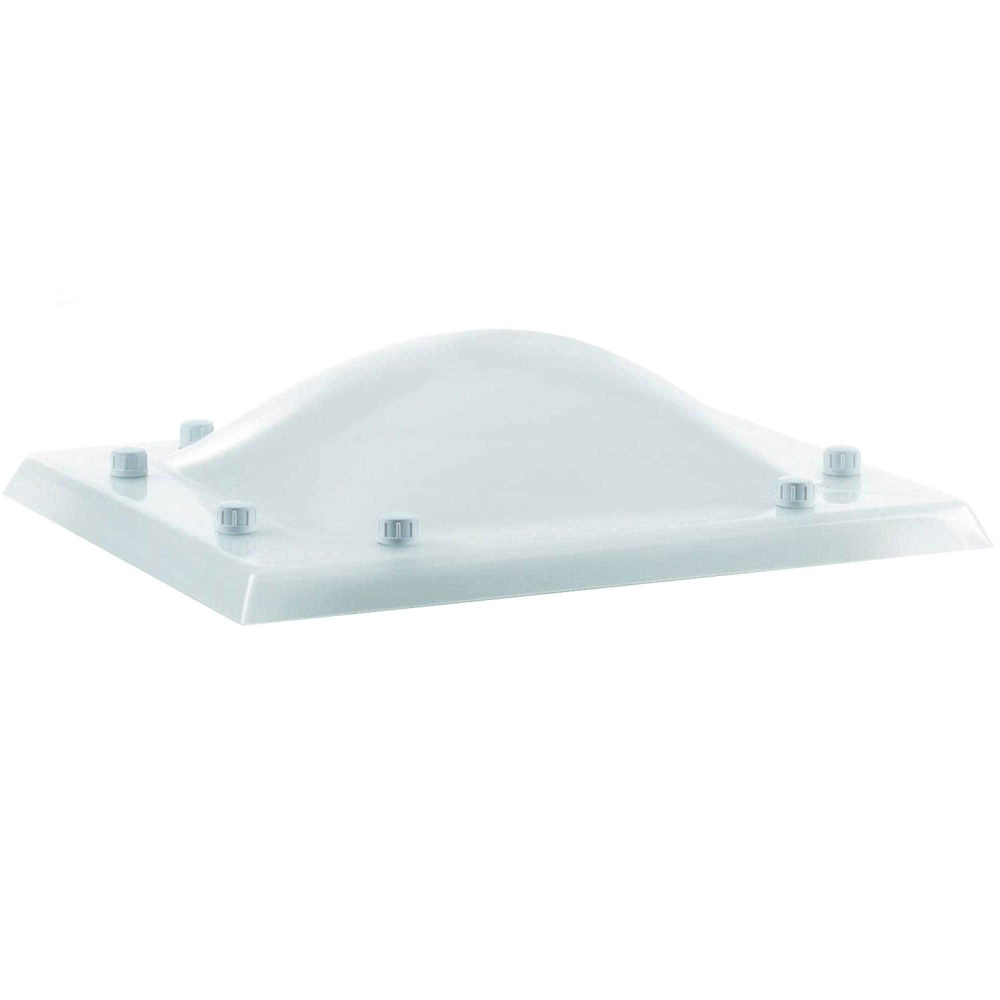 Cúpula Rectangular Acrílico Dupla Luz Natural Cobertura Garantia 5 Anos Protecção UV