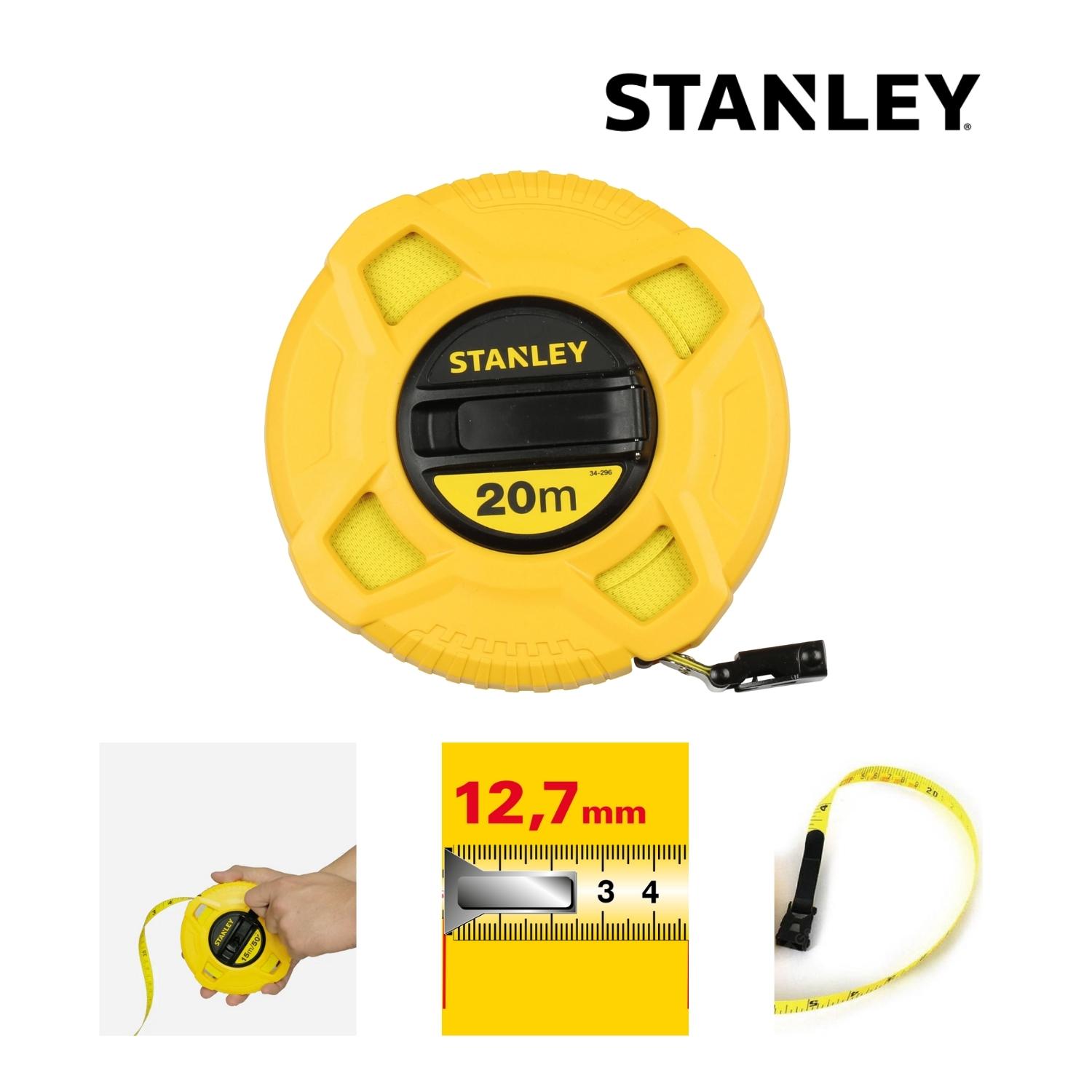 Fita Longa Stanley 12,7 mm - 20m x 12,7mm (0-34-296) - Limitado ao Stock