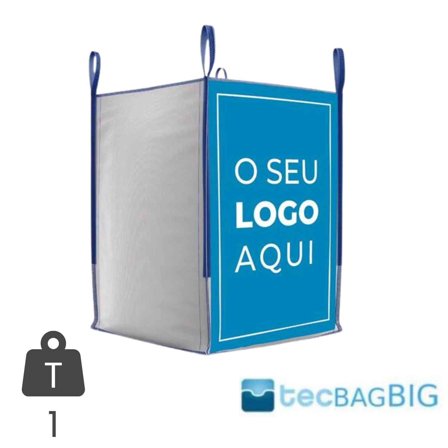 BIG BAG com LOGOTIPO DA SUA EMPRESA - 1.000KG - 90x90x90cm - 571 Unidades