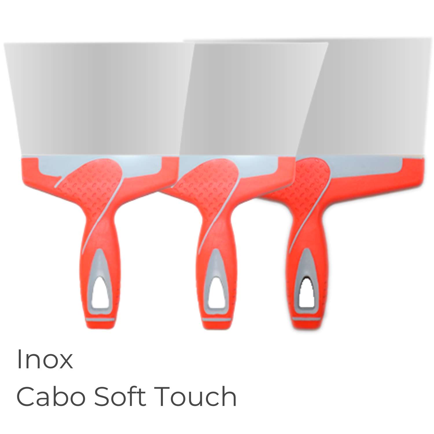 Betumadeira de Teto 160/180/200mm Inox Reparação Paredes e Tetos