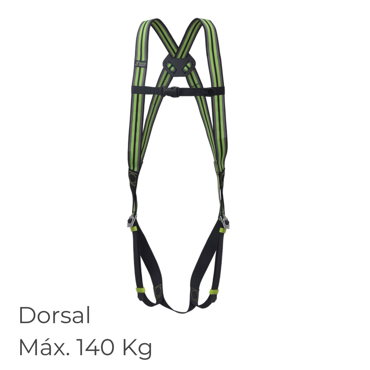 Arnês Kratos FA1010200 Ancoragem Dorsal até 140Kg, Trabalhos Restrição, Trabalhos em Plataformas