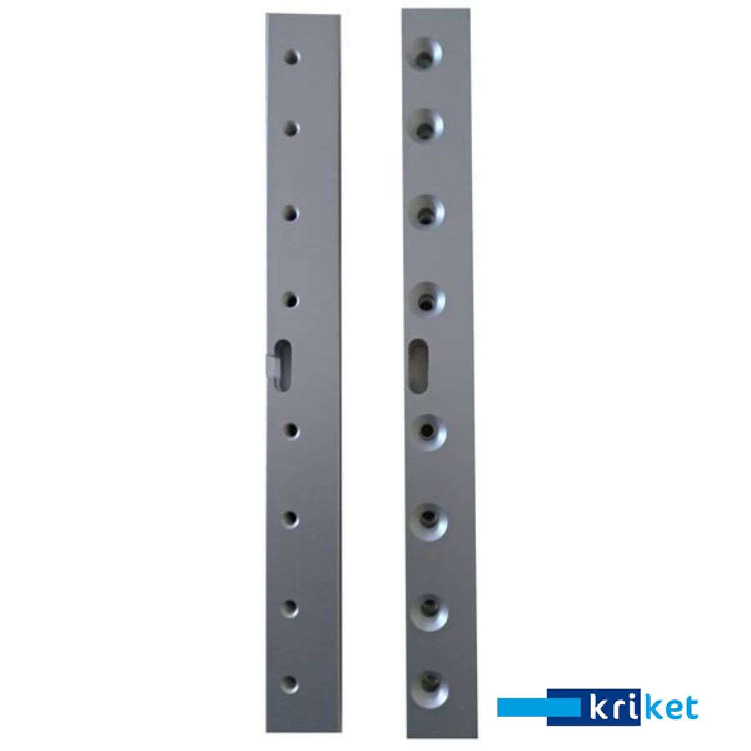 Kit Pinças para Porta de Vidro 50KG Kriket