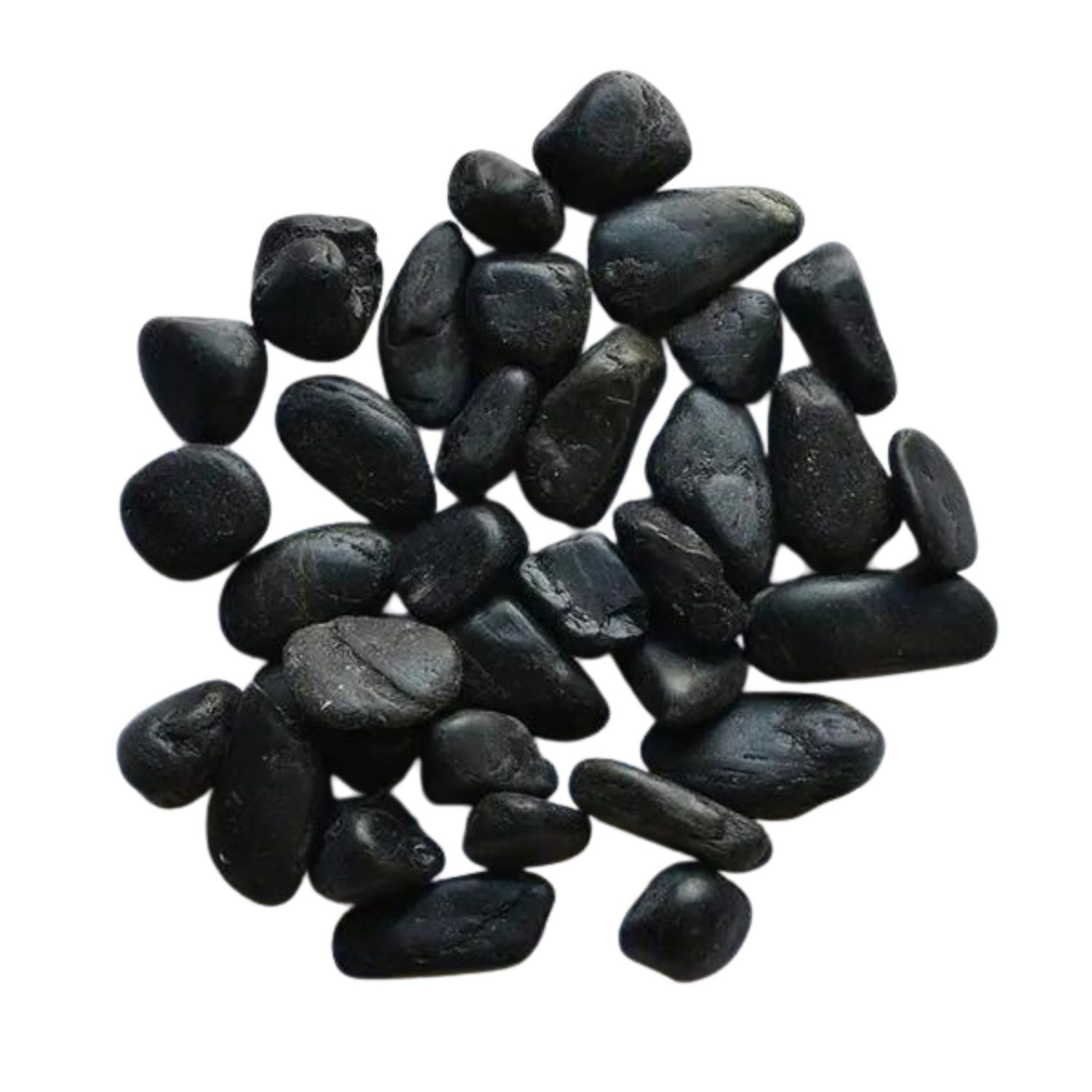 Pedra Rolada Preto 20-40 Saco 25 Kg Cobertura Terraço Jardim