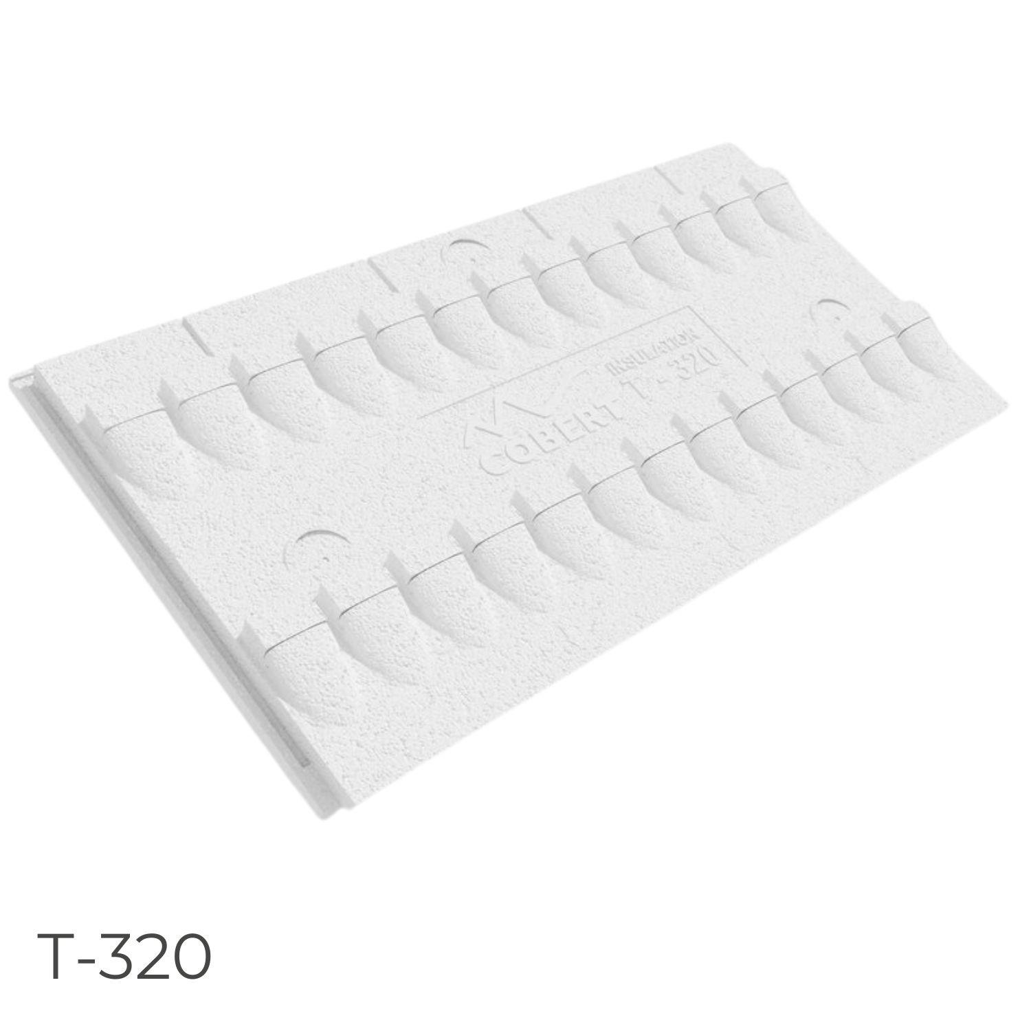 Isolamento EPS Clima Pro T-320 1,22x0,66m Sistema Tectum Pro Cobertura Inclinada Lusa Marselha