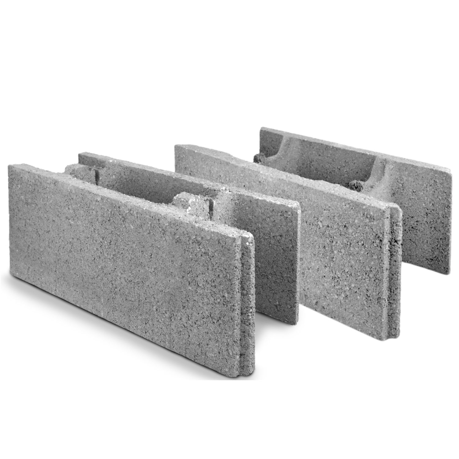 Bloco Cofragem Betão Normal Muros de Contenção Reforçados Piscinas 49x20CM