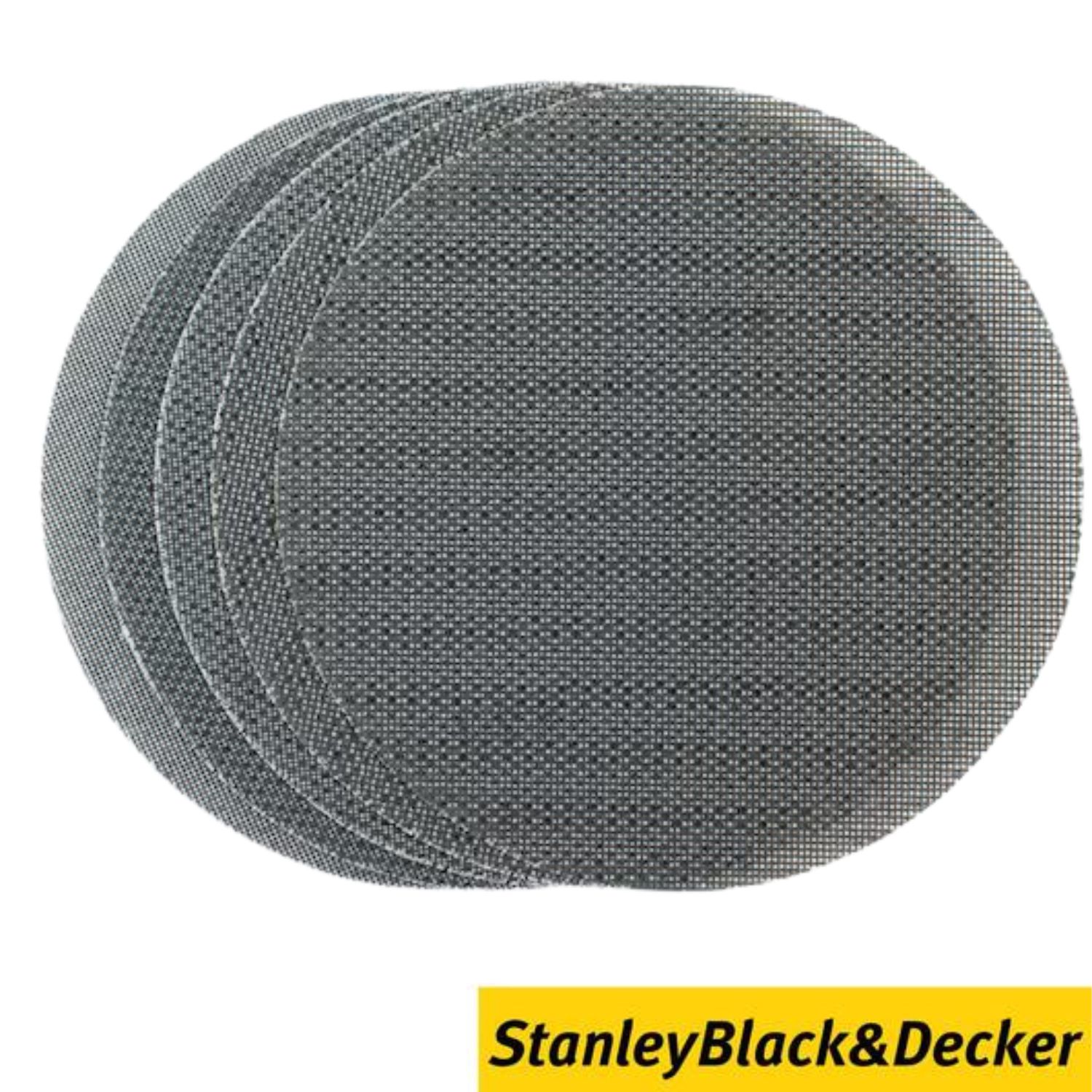 Conjunto Jogo 5 Lixas Ø225MM 120/240G FATMAX Stanley STA39297-XJ para Lixadora de Parede Gesso