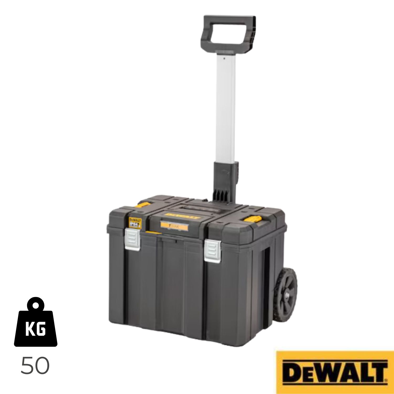 Mala de Armazenamento Transporte com Rodas IP54 TSTAK 50KG Dewalt DWST83347-1