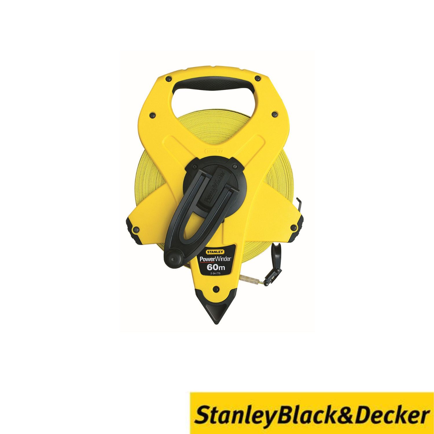 Fita Métrica Longa Fibra de Vidro 60M 12,7MM Stanley 2-34-775 Caixa Aberta Power Winder
