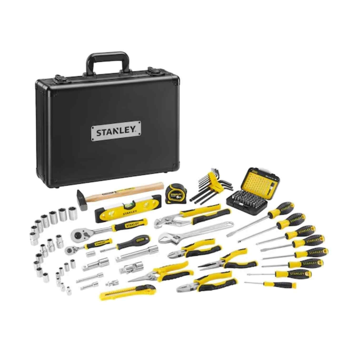 Mala com Conjunto de Ferramentas 119 Peças Manuntenção Stanley STMT72986-1