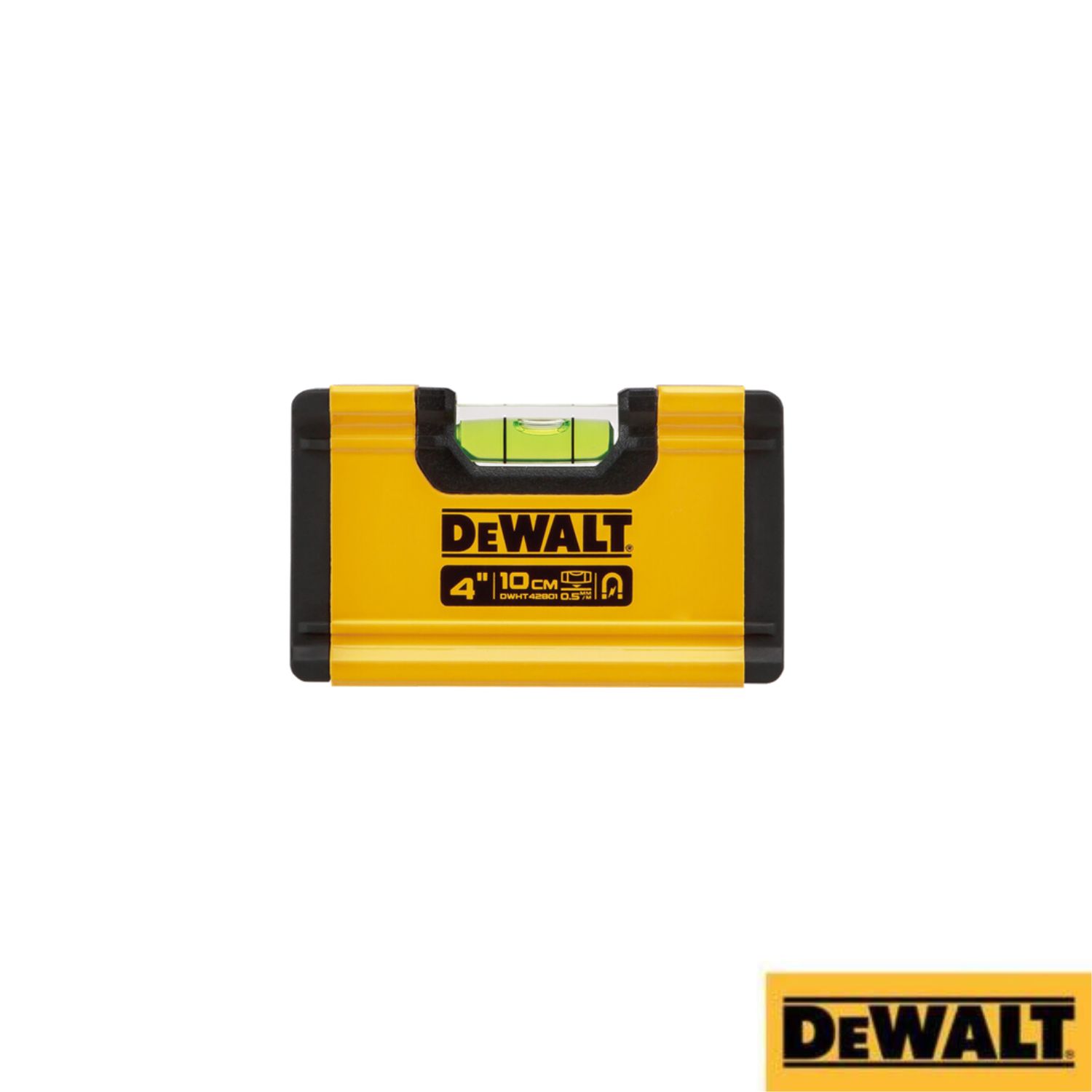 Mini Nível de Bolso 100MM Dewalt DWHT42801-5 Excelente Precisão Magnético Espaços Apertados