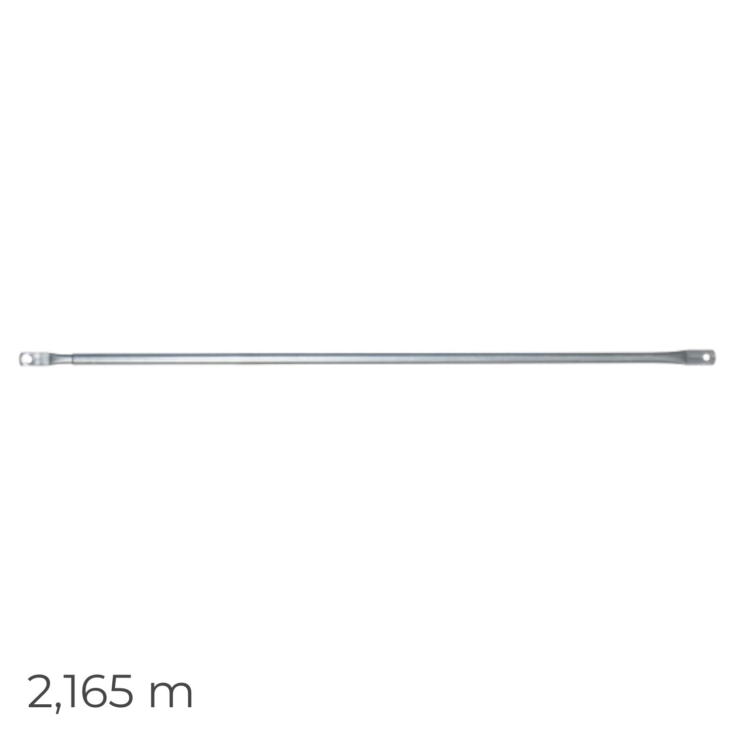 Travessão Andaime/Barra Metálica Galvanizado 2,165M Tradicional Segurança Estabilidade