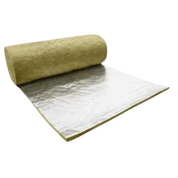 Lã de Rocha Rocterm AC40/60 (40/60kg/m3) Manta Revestida Alumínio Reforçado Isolamento Condutas