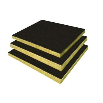 Lã de Rocha Isolamento Térmico Acústico Painel Revestido a Betume Rocterm Coberlan B 75 (175 kg/m3)