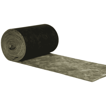 Lã Mineral Isover Arena Ecovent 034 Manta Revestida Véu Negro 50mm 1,20x10m Fachadas Ventiladas