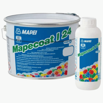 Pintura Epoxídica Bicomponente Mapei Mapecoat I 24 para Revestimento Antiácido