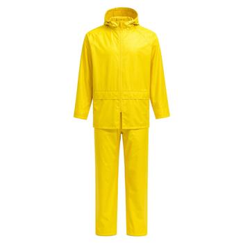 Fato Impermeável For Wear 65% Nylon / 35% PVC 160g/m2 Capuz Amarelo 0603004 EN ISO 13688-2013