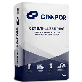 Cimento Branco Saco 25KG CEM II/B-LL 32,5 R (br) Cimpor