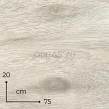 Mosaico Cerâmico Porcelânico Natural Gris Mate Esmaltado 20 x 75cm 1ªEscolha Pavimento