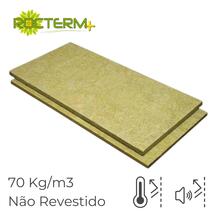 Lã de Rocha Isolamento Térmico Acústico Painel Não Revestido Rocterm PN 70 (70 kg/m3)