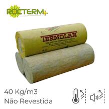 Lã de Rocha Isolamento Térmico Acústico Manta Não Revestida Rocterm MN 40 (40 kg/m3)