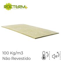 Lã de Rocha Isolamento Térmico Acústico Painel Não Revestido Rocterm PI 100 (100 kg/m3)