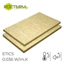 Lã de Rocha Isolamento Térmico Acústico Painel Rocterm RE Coat+ ETICS Capotto Isolamento Exterior