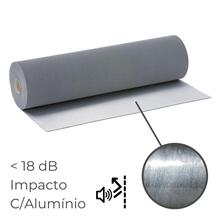 Manta Acústica Polietileno Confordan Ruído Impacto Pavimento Flutuante C/Aluminio Proteção Humidade