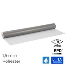 Tela PVC Armadura Polyester Danosa Danopol HS 1,5 mm Light Grey