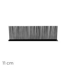 Tapa Pássaros em PVC Preto 0,5MX11CM