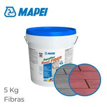 Mapei Aquaflex Roof Fiber c/Fibras Impermeabilização Varandas Terraços Coberturas 5KG