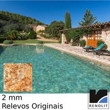 Membrana PVC Piscina 3D Renolit Alkorplan Touch 2MM 1,65X25M Relevos Originais
